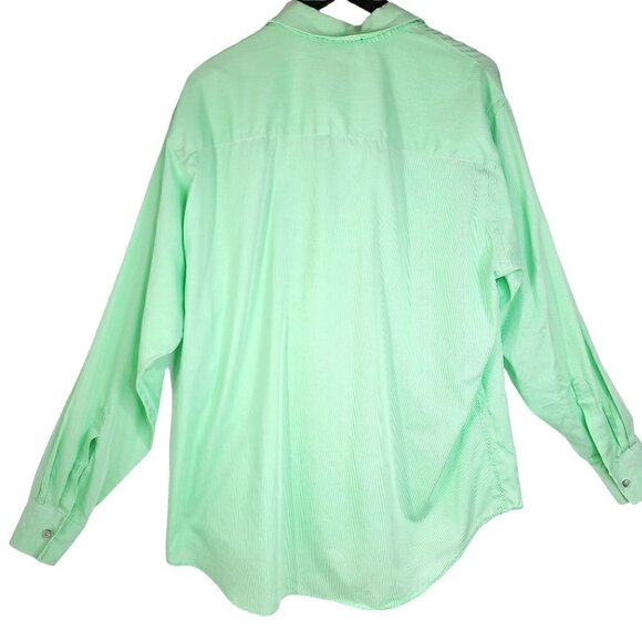 Set of Kenneth Cole Pink & Green Button Up Non Iron Regular Long Sleeve Shirts - Picture 15 of 16